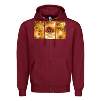 Burgundy gobble til you wobble Zipper Hoodie - TumblerDesignByShophia
