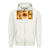 Oatmeal Heather gobble til you wobble Zipper Hoodie - TumblerDesignByShophia
