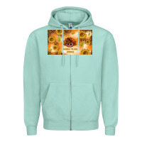 Seafoam gobble til you wobble Zipper Hoodie - TumblerDesignByShophia