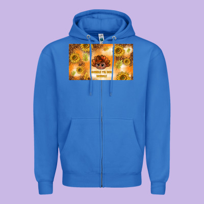 Gobble Til You Wobble Zipper Hoodie Designed By Tumblerdesignbyshophia