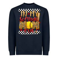 Navy in my softball mom era Heavyweight Sweatshirt - Artiststas