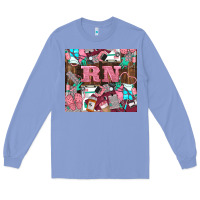 Colony Blue rn Long Sleeve Tee - LillyAllenDesigns