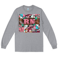 Heather Grey rn Long Sleeve Tee - LillyAllenDesigns