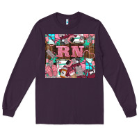 Plum rn Long Sleeve Tee - LillyAllenDesigns