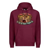 Burgundy I don't need a man Cowgirl western Premium Hoodie - HowdyJamesFarm