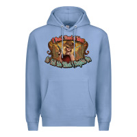 Colony Blue I don't need a man Cowgirl western Premium Hoodie - HowdyJamesFarm