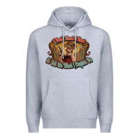 Heather Grey I don't need a man Cowgirl western Premium Hoodie - HowdyJamesFarm
