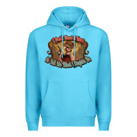 Ocean Blue I don't need a man Cowgirl western Premium Hoodie - HowdyJamesFarm