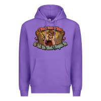 Purple I don't need a man Cowgirl western Premium Hoodie - HowdyJamesFarm