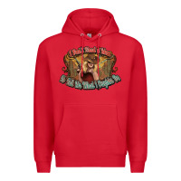 Red I don't need a man Cowgirl western Premium Hoodie - HowdyJamesFarm