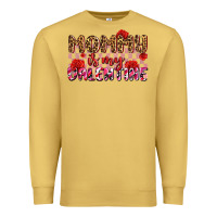 Antique Gold mommy is my valentine olıvıa Premium Sweatshirt - OliviaCreatesArt