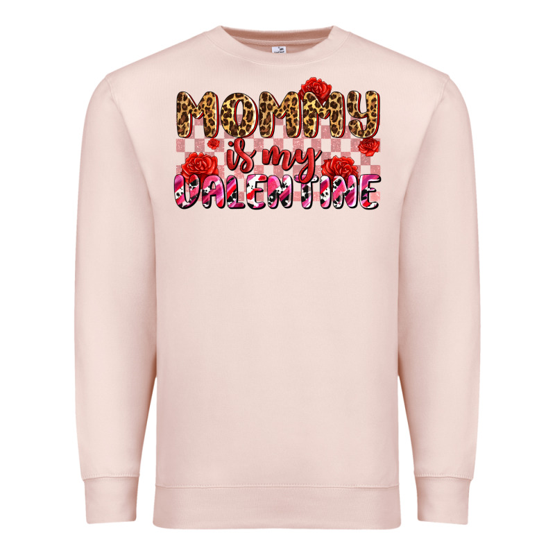 Mommy Is My Valentine Olıvıa Premium Sweatshirt by OliviaCreatesArt | Teevron