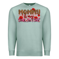 Seafoam mommy is my valentine olıvıa Premium Sweatshirt - OliviaCreatesArt