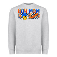 Heather Grey boy mom Heavyweight Sweatshirt - Artiststas