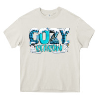 Cream cozy season with snowman ado Heavy Core Tee - AdoDesignShop