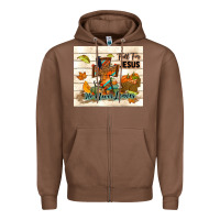 Chestnut fall for jesus he never leaves Zipper Hoodie - TumblerDesignByShophia