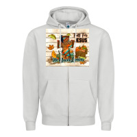 Dove Grey fall for jesus he never leaves Zipper Hoodie - TumblerDesignByShophia