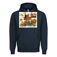 Navy fall for jesus he never leaves Zipper Hoodie - TumblerDesignByShophia