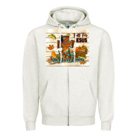 Oatmeal Heather fall for jesus he never leaves Zipper Hoodie - TumblerDesignByShophia