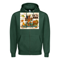 Sports Green fall for jesus he never leaves Zipper Hoodie - TumblerDesignByShophia