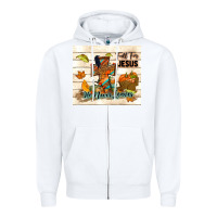 White fall for jesus he never leaves Zipper Hoodie - TumblerDesignByShophia