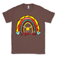 Chestnut Softball Rainbow Classic Tee - RanaPortraitStore