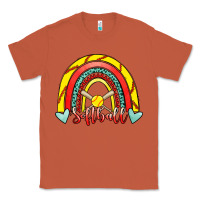 Copper Softball Rainbow Classic Tee - RanaPortraitStore