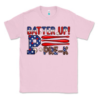 Bubblegum Pink batter up pre k Classic Tee - JahusDesignShop
