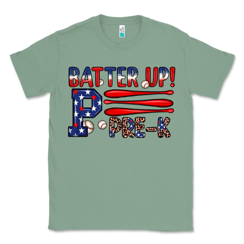 Batter Up Pre K Classic Tee by JahusDesignShop | Teevron