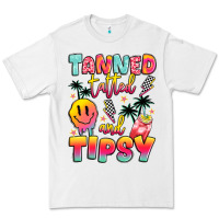 White tanned tattled and tipsy Premium Tee - JahusDesignShop