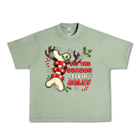 Oil Green tis the season tıbıa jolly Urban Heavy Tee - MaliasSmallBusiness