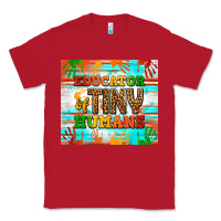Red educator of tiny humans Classic Tee - NancyCooperArtShop