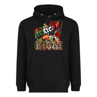 Black Mexican mom Heavyweight Hoodie - HowdyJamesFarm