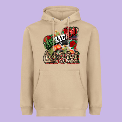 Mexican Mom Heavyweight Hoodie Designed By Howdyjamesfarm