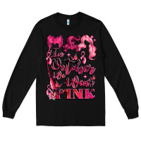 Black in october we wear pink Long Sleeve Tee - LillyAllenDesigns