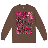 Chestnut in october we wear pink Long Sleeve Tee - LillyAllenDesigns