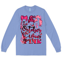 Colony Blue in october we wear pink Long Sleeve Tee - LillyAllenDesigns
