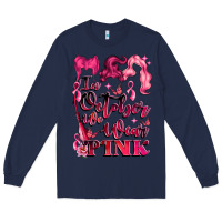 Navy in october we wear pink Long Sleeve Tee - LillyAllenDesigns