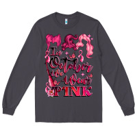 Smoke in october we wear pink Long Sleeve Tee - LillyAllenDesigns