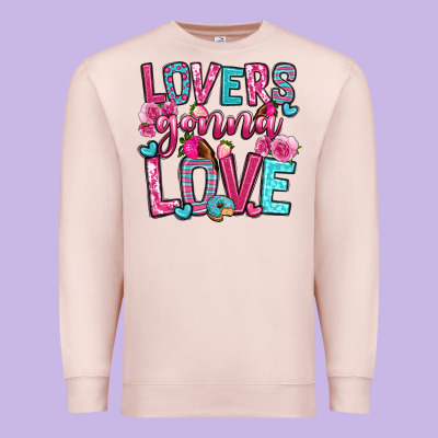 Lovers Gonna Love Premium Sweatshirt Designed By Oliviacreatesart