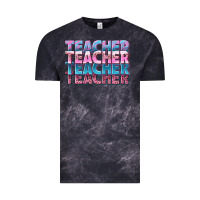 Cloud Black teacher stacked Vintage Tee - NancyCooperArtShop