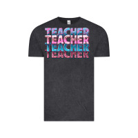 Vintage Black teacher stacked Vintage Tee - NancyCooperArtShop