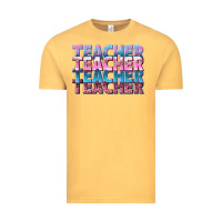 Vintage Mustard teacher stacked Vintage Tee - NancyCooperArtShop