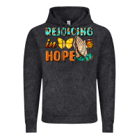 Vintage Black rejoicing in hope Vintage Hoodie - NancyCooperArtShop