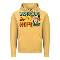 Vintage Mustard rejoicing in hope Vintage Hoodie - NancyCooperArtShop