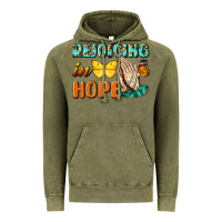 Vintage Olive rejoicing in hope Vintage Hoodie - NancyCooperArtShop