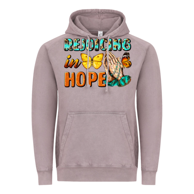 Rejoicing In Hope Vintage Hoodie by NancyCooperArtShop | Teevron