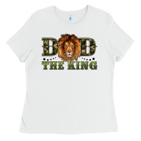 White dad the king Ladies Tee - Artiststas