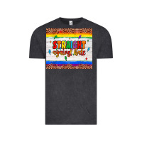 Vintage Black straight against hate tumbler Vintage Tee - JahusDesignShop