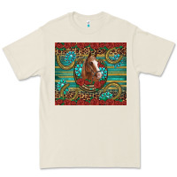 Bone western horse horseshoe roses gemstones glitter wooden Premium Tee - Artiststas